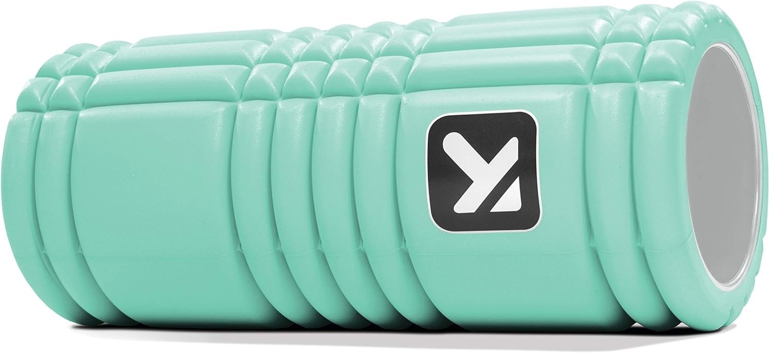 Mint green textured foam roller
