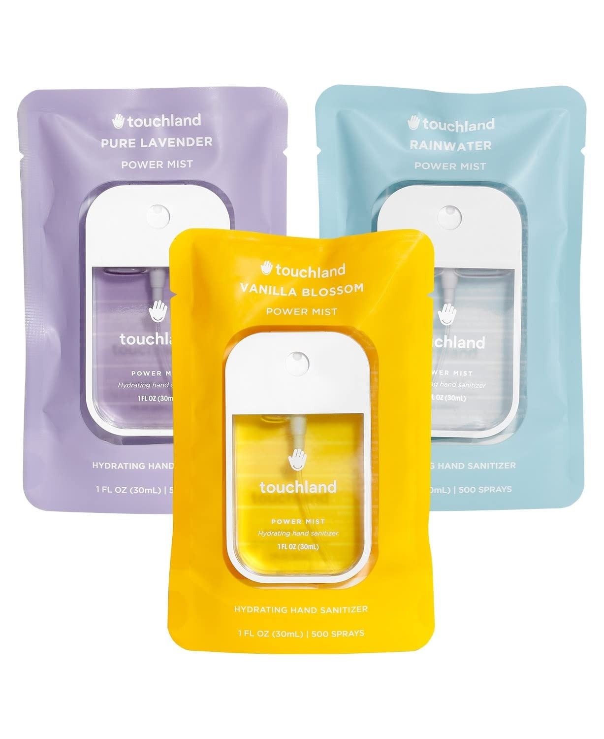 Touchland hand sanitizer trio