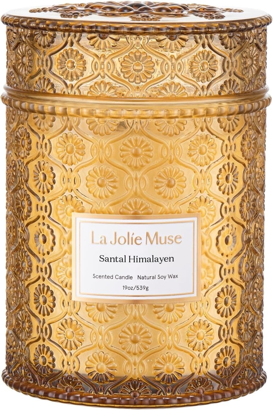 Decorative luxury santal candle
