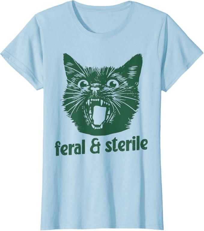 Feral and sterile cat T-shirt